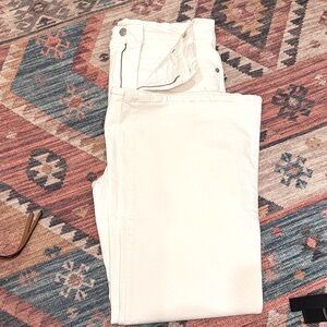 Madewell 11in High Rise Flare White Denim Jeans/Sz 32